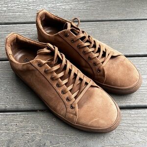 Thursday Boot Company Men's Premier Low Top Pebble Tan Leather Lace-Up Sneakers